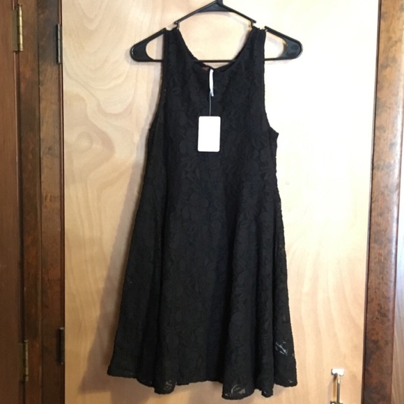 Free People Miles Of Lace Fit & Flare Dress - Picture 2 of 7